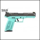 MA***FPA Closeout Sale!! **NEW** Ruger 57 TALO Edition 20+1 5.7 X 28MM 2 Mags Carakote Turquoise Frame Black Slide Finish IS**NEW** (LIFETIME WARRANTY AVAILABLE & FREE LAYAWAY AVAILABLE) **NEW**