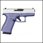 J***FPA Closeout Sale!! **NEW** Glock 43X 9MM 10+1 2 Mags 3.41" Barrel 6.50" Overall Crushed Orchid Satin Aluminum Finish Cerakote Satin Aluminum Slide IS**NEW** (LIFETIME WARRANTY AVAILABLE & FREE LAYAWAY AVAILABLE) **NEW**