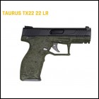 MA***FPA Closeout Sale!! **NEW** Taurus TX22 Green Black Splatter Frame / Black Slide .22LR 16+1 2 Mags Manual Safety **NEW** (LIFETIME WARRANTY AVAILABLE & FREE LAYAWAY AVAILABLE) **NEW**