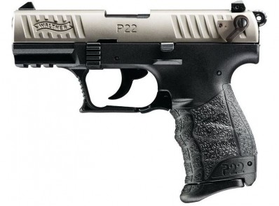 MA***FPA Closeout Sale!! **NEW** Walther Arms P22 10+1 22LR Two-Tone, 3.42 Threaded Barrel Black With Nickel Slide Black Polymer Frame IS**NEW** (LIFETIME WARRANTY AVAILABLE & FREE LAYAWAY AVAILABLE) **NEW**