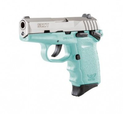 MA***FPA Closeout Sale!! **NEW** SCCY CPX-1 GEN 1 SS Slide / Robin Egg Blue Frame 9MM 10+1 2 MAGS **Optional Bulldog RH Polymer IWB Holster IS**NEW** (FREE LIFETIME WARRANTY & FREE LAYAWAY AVAILABLE) **NEW**