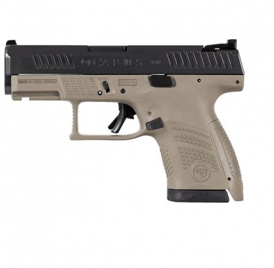 MA***FPA Closeout Sale!! **NEW** CZ P-10 S Compact Size 9MM 3.5" Barrel 12+1 FDE Polycoat Finish Black Slide IS**NEW** (LIFETIME WARRANTY AVAILABLE & FREE LAYAWAY AVAILABLE) **NEW**