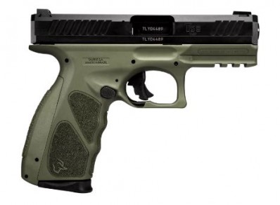 MA***FPA Closeout Sale!! **NEW** **Brand New Model ** Taurus TS9 9MM Black Slide / OD Green Frame Grip 4" Barrel 7.25" Overall 17+1 2 Mags **NEW** (LIFETIME WARRANTY AVAILABLE & FREE LAYAWAY AVAILABLE) **NEW**