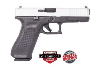 MA***FPA Closeout Sale!! **NEW** Glock 17 Gen 5 Shimmering Aluminum Slide 9MM 17+1 3 Mags 4.49" Barrel 7.32" Overall Cerakote Shimmering Aluminum IS**NEW** (LIFETIME WARRANTY AVAILABLE & FREE LAYAWAY AVAILABLE) **NEW**