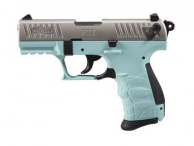MA***FPA Closeout Sale!! **NEW** Walther Arms P22 10+1 22LR Angle Blue W/ Nickel Slide Finish IS**NEW** (LIFETIME WARRANTY AVAILABLE & FREE LAYAWAY AVAILABLE) **NEW**