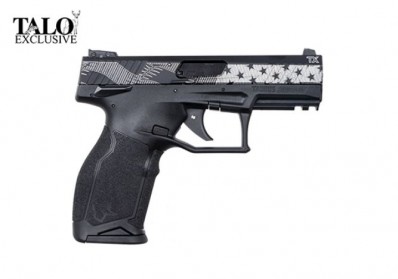 MA***FPA Closeout Sale!! **NEW** Taurus TX22 TALO Exclusive Black Frame / US Flag Slide .22LR 16+1 2 Mags Manual Safety **NEW** (LIFETIME WARRANTY AVAILABLE & FREE LAYAWAY AVAILABLE) **NEW**