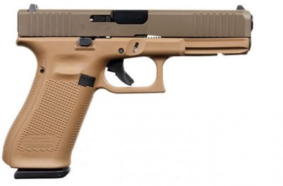 MA***FPA Closeout Sale!! **NEW** Glock 17 Gen 5 Cerakote Davidsons Dark Earth Patriot Brown 9MM 17+1 3 Mags 4.49" Barrel 7.32" Overall Cerakote Patriot Brown Slide IS**NEW** (LIFETIME WARRANTY AVAILABLE & FREE LAYAWAY AVAILABLE) **NEW**