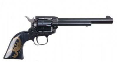A***FPA Closeout SALE!! **NEW** Heritage Rough Rider .22LR 6.5" Barrel, Gold Scorpion Black Grip On Black Barrel 6rd Shot IS**NEW** (LIFETIME WARRANTY AVAILABLE & FREE LAYAWAY) **NEW**