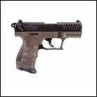MA***FPA Closeout Sale!! **NEW** Walther Arms P22 10+1 22LR FDE Polymer Frame Black Finish IS**NEW** (LIFETIME WARRANTY AVAILABLE & FREE LAYAWAY AVAILABLE) **NEW**