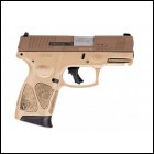 MA***FPA Closeout Sale!! **NEW** Taurus G3C 9MM Tan / Coy Frame Grip 3.2" Barrel 12+1 3 Mags **NEW** (LIFETIME WARRANTY AVAILABLE & FREE LAYAWAY AVAILABLE) **NEW**