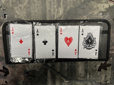 Stainless Steel Throwing Cards Pack of Four**NO RESERVE **NO CC FEES***