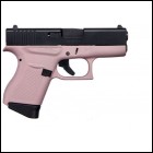 M***FPA Closeout Sale!! **NEW** Glock 43 9MM 6+1 2 Mags 3.39" Barrel 6.26" Overall Cerakote Pink Champagne Frame Cerakote Black Slide IS**NEW** (LIFETIME WARRANTY AVAILABLE & FREE LAYAWAY AVAILABLE) **NEW**