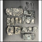 SURPLUS LOT ACU Military MOLLE II Pouches- Mags/IFAk/elbow Pads/waist Bag/bandoliers**NO RESERVE**NO CC FEES****
