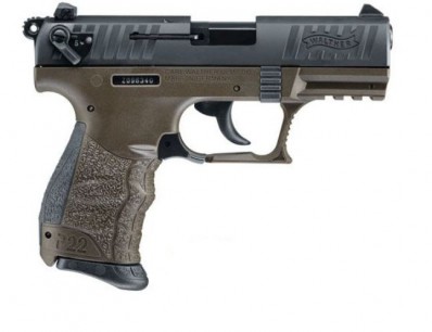 M***FPA Closeout Sale!! **NEW** Walther Arms P22 Military Model10+1 22LR Olive Drab Green Polymer Frame IS**NEW** (LIFETIME WARRANTY AVAILABLE & FREE LAYAWAY AVAILABLE) **NEW**