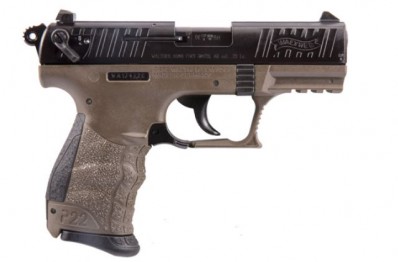 M***FPA Closeout Sale!! **NEW** Walther Arms P22 10+1 22LR FDE W/ Black Slide FDE Polymer Frame IS**NEW** (LIFETIME WARRANTY AVAILABLE & FREE LAYAWAY AVAILABLE) **NEW**