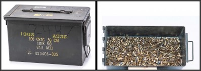 AMMO CAN WITH 22LR AMMO
